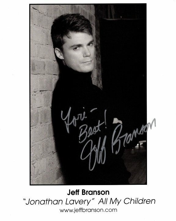 JEFF BRANSON Autographed Signed ALL MY CHILDREN Photo Poster paintinggraph - To Lori