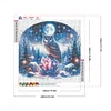>SALE<5D DIY Full Round Drill Diamond Painting Owl Kit Home Decor Art Craft 40x40cm