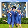 Congrats Photography Background Cloth Wear Resist Bachelor Hat Backdrop Banner