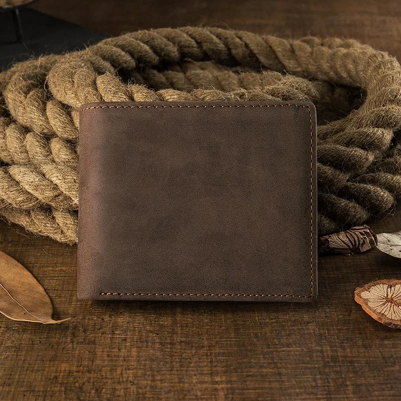 Simple&natureイタリアンレザー2つ折り財布