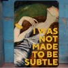 2pcs - I Was Not Made To Be Subtle- Vintage Warning Metal  Sign (12*16Inch)