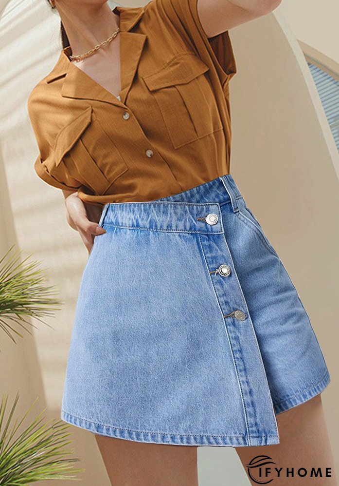 Fashion Slit Women's Denim Shorts | IFYHOME