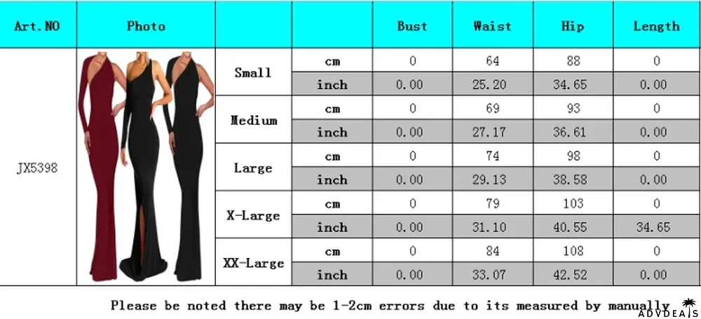 Winter Sexy Black Single Long Sleeve Split Mermaid Evening Dress