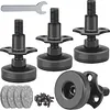 4PCS Adjustable Leveling Feet Furniture Levelers for Cabinets Sofa Tables Chairs