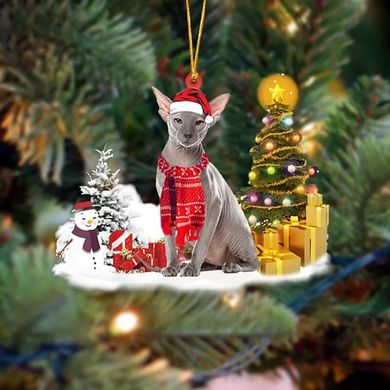 VigorDaily Sphynx Cat Christmas Ornament SM180