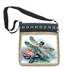 Vintage-Inspired 5D DIY Diamond Painting Waterproof Adjustable Strap Shoulder Cross Bag Kit(Dragonfly)