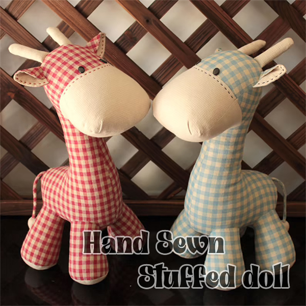 Giraffe Doll Sewing Template set & Instructions