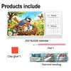 Bird Diamond Art Monthly Flip Tabletop Calendar January 2027 - December 2028 Small Desktop Calendar Planner 24 Months for Living Room Bedroom Office Desk Gift Giving