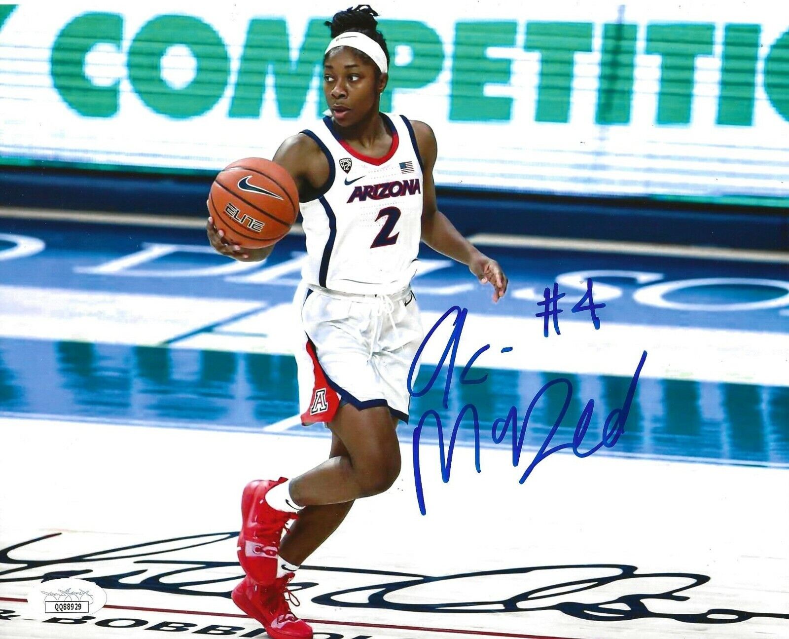 Aari McDonald signed Arizona Wildcats 8x10 Photo Poster painting autographed 6 JSA