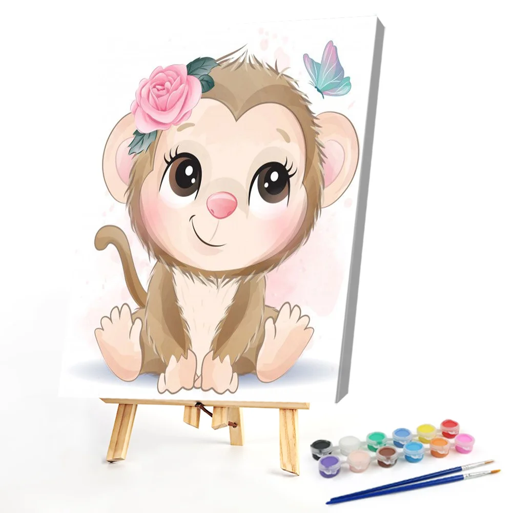 Monkey - Paint By Numbers（50*40CM）