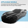 ECOTRIC Side Skirts Replacement Compatible with 2014-2019 Corvette C7 Stingray Z06 ZR1 Z51 Grand Sport 2 Door Coupe Extension Rocker Panels Guard Side Part Glossy Black