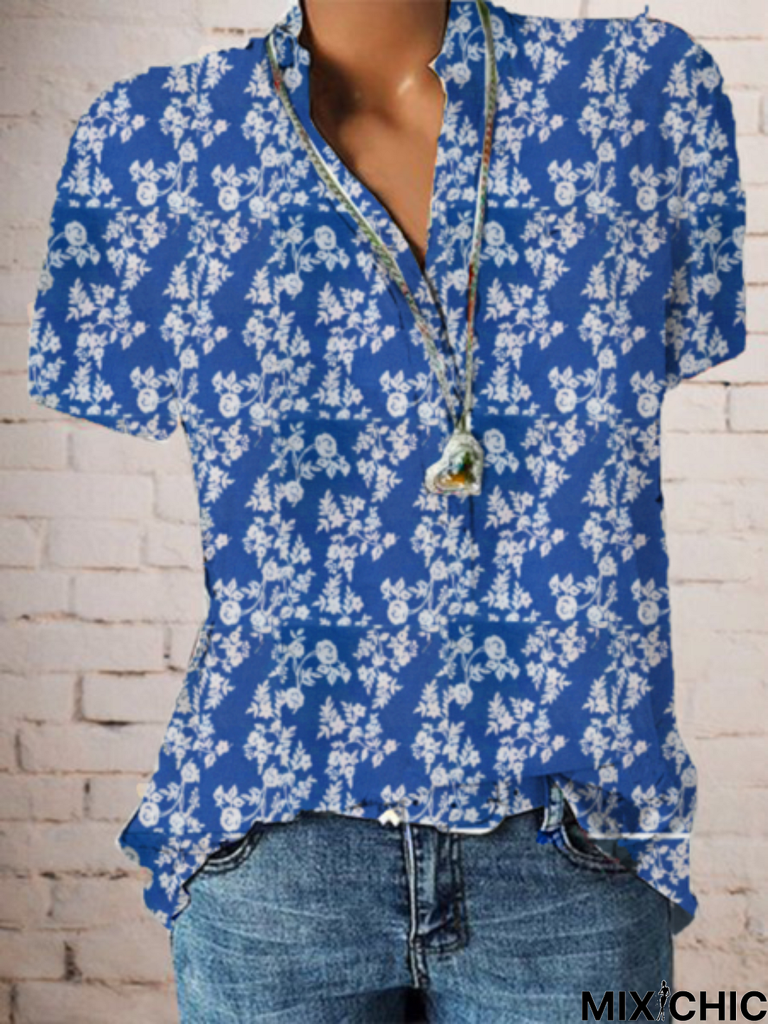 Vintage Short Sleeve Floral T-shirt