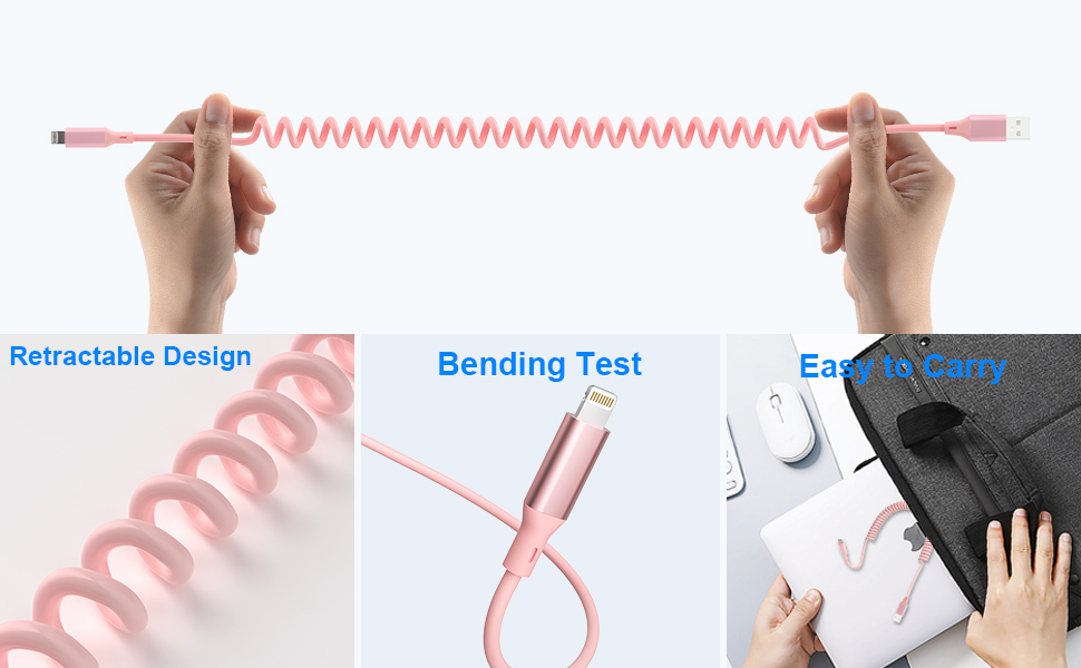 retractable usb to lightning cable