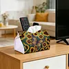 Diamond Painting Sunflower Butterfly PU Leather Tissue Box for Napkin Holder