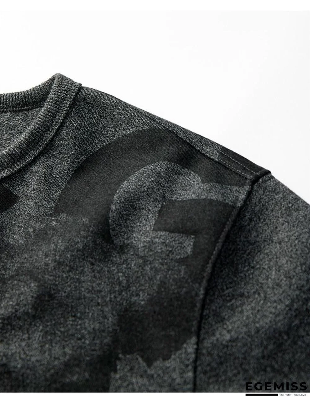 Men Autumn Cotton Black Print Letter Sweatshirts Fashion Japanese Streetwear Hip Hop Male Clothes Plus Size Top | EGEMISS