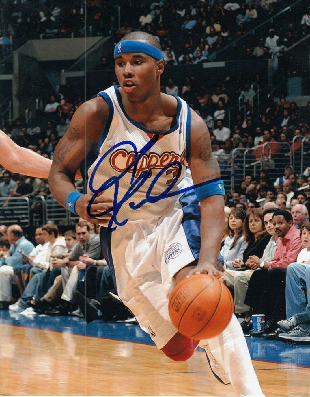 QUENTIN RICHARDSON signed (LOS ANGELES CLIPPERS) Basketball 8X10 Photo Poster painting W/COA