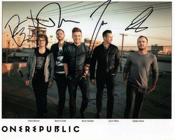 REPRINT - ONE REPUBLIC Band Ryan Tedder Autographed Signed 8 x 10 Photo Poster painting Man Cave