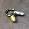 Small Capsule Portable Outdoor EDC Titanium Alloy Unboxing Gadget Keychain