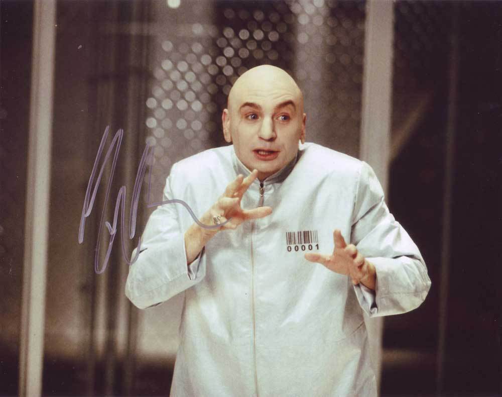 Mike Myers In-person AUTHENTIC Autographed Photo Poster painting Dr Evil SHA #33455