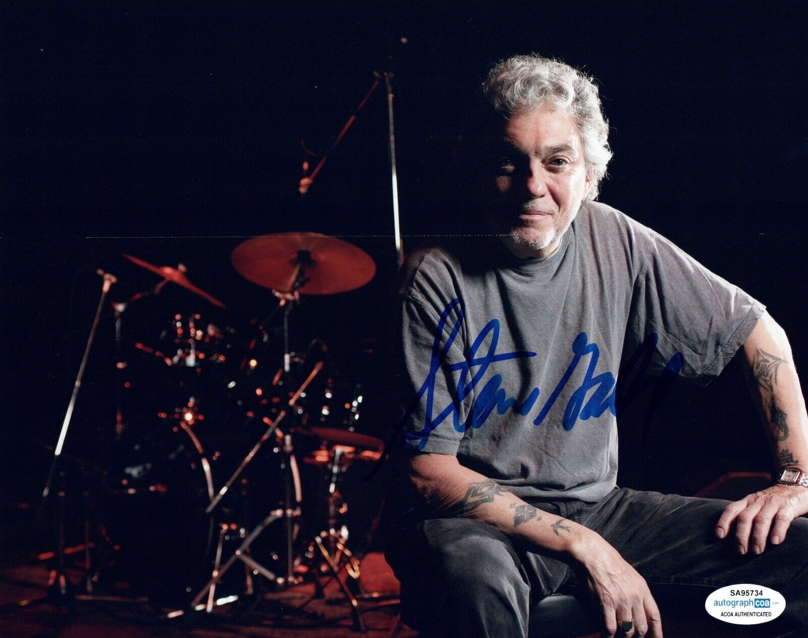 Steve Gadd Signed Autograph 8x10 Photo Poster painting Steely Dan James Taylor Drummer ACOA COA