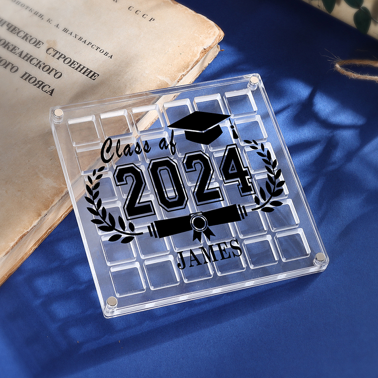 Personalized Acrylic Graduation Gift, Customized Name, Text and Date Acrylic Ornament Gift For Her/Him