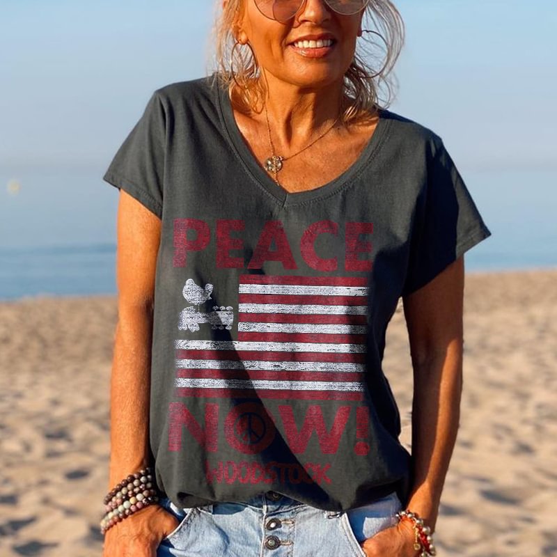 Peace News Woodstock Graphic Tees