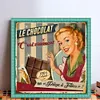 Retro Billboard-11CT Stamped Cross Stitch 40*40cm/15.75*15.75in tapestrymarket