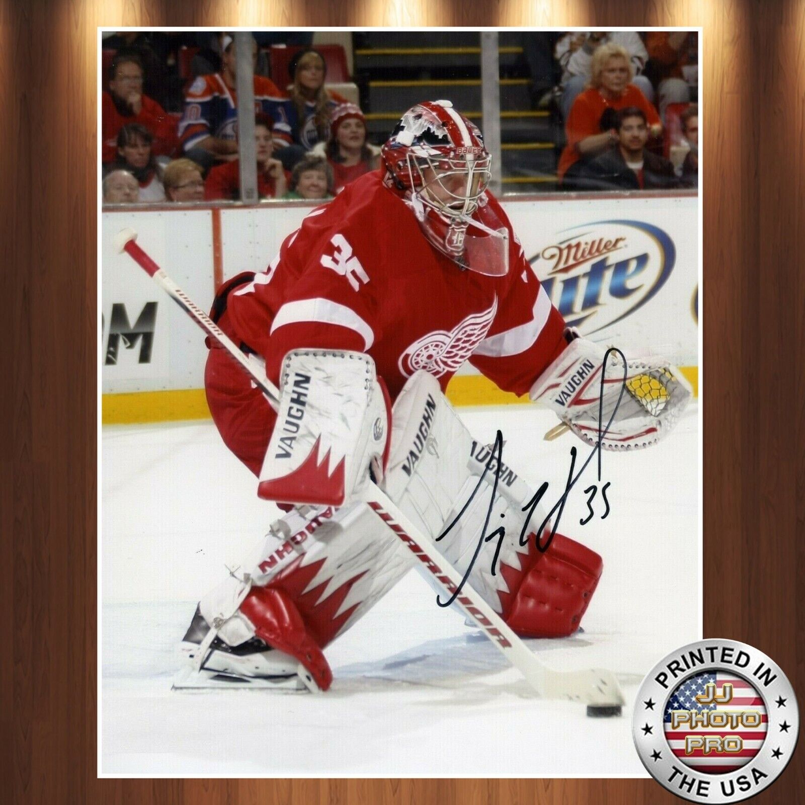 Jimmy Howard Autographed Signed 8x10 Photo Poster painting (Red Wings) REPRINT