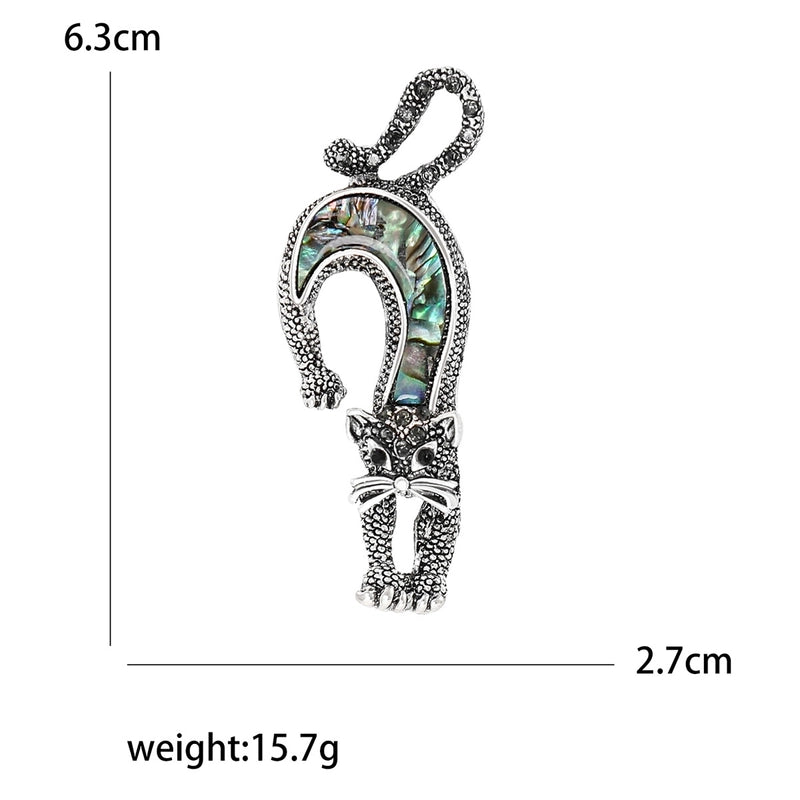 Cute Classic Style Pin Cat Alloy Women’s Brooches