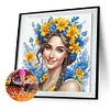 Diamond Painting-DIY Full Round Drill Flower Fairy