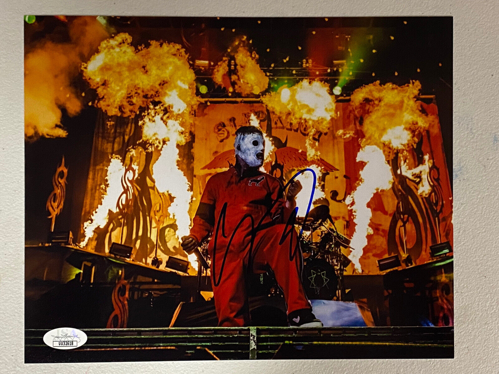 SLIPKNOT COREY TAYLOR AUTOGRAPHED SIGNED 8X10 Photo Poster painting EXACT PROOF JSA COA UU32618