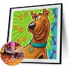 Diamond Painting-DIY Full Round Drill Naughty Dog