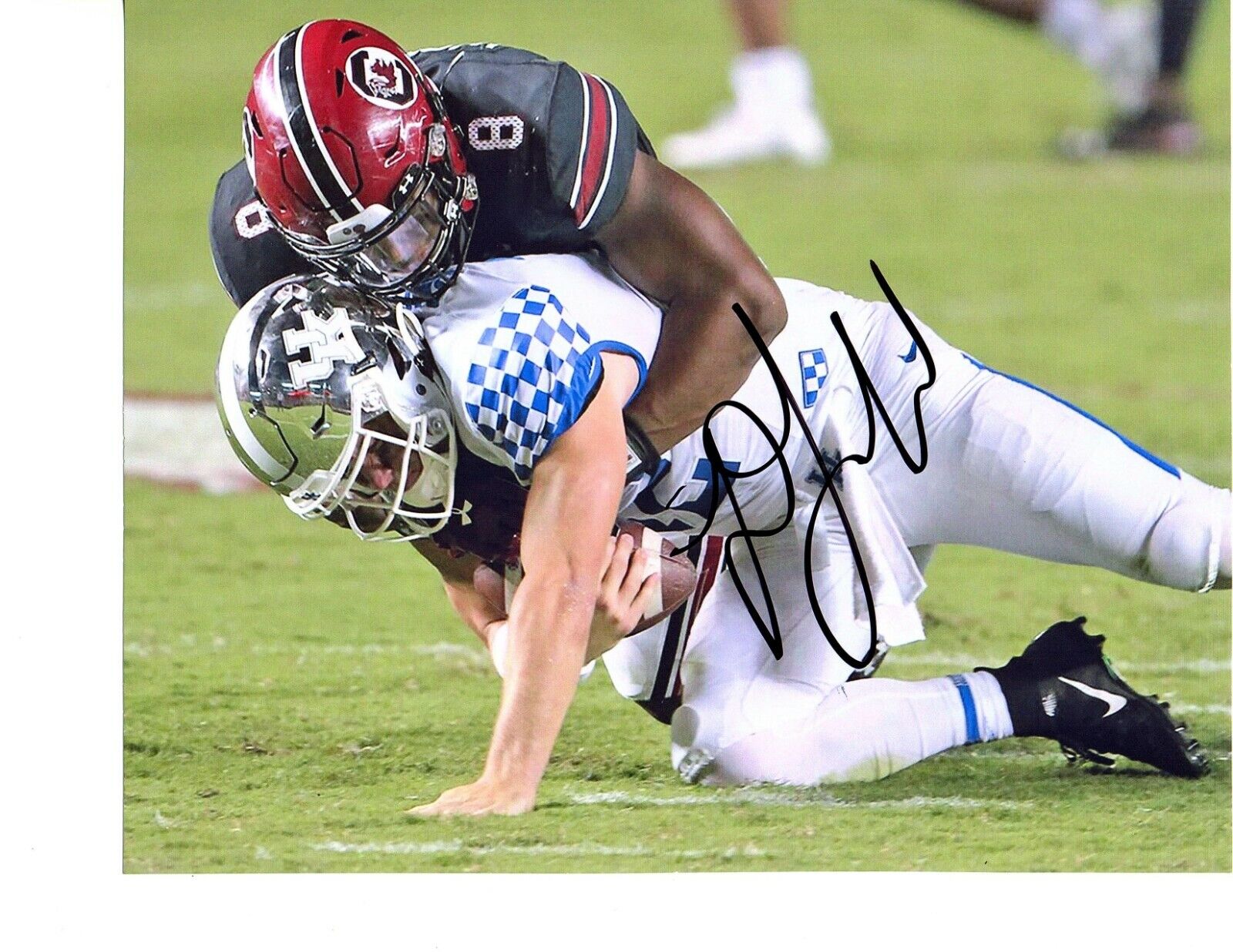 DJ Wonnum South Carolina signed autographed 8x10 football Photo Poster painting D.J. c