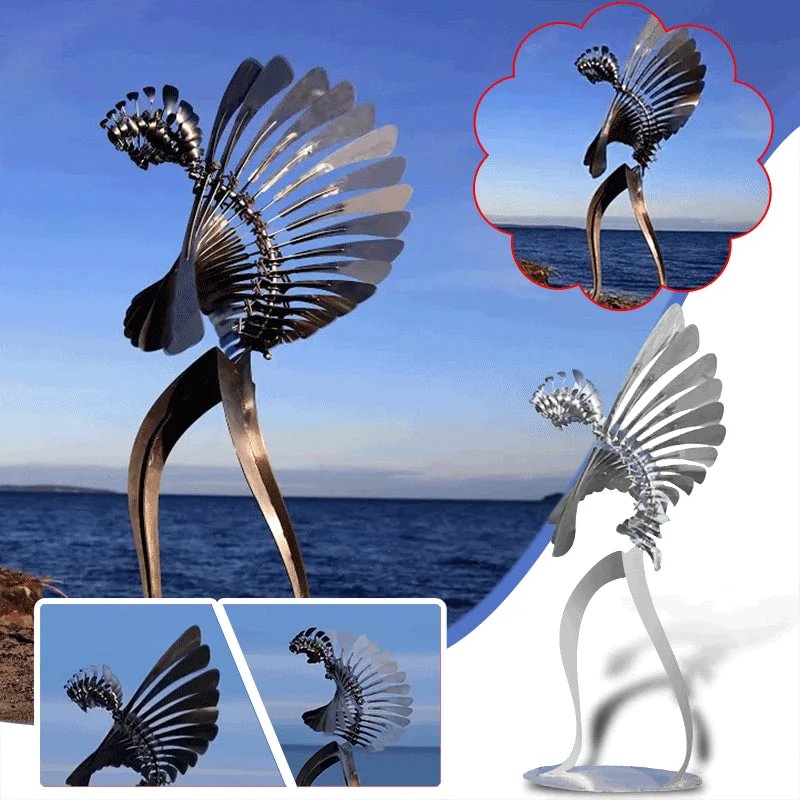 Body Shape Wind Spinner Metal Windmill Perfect Accessory