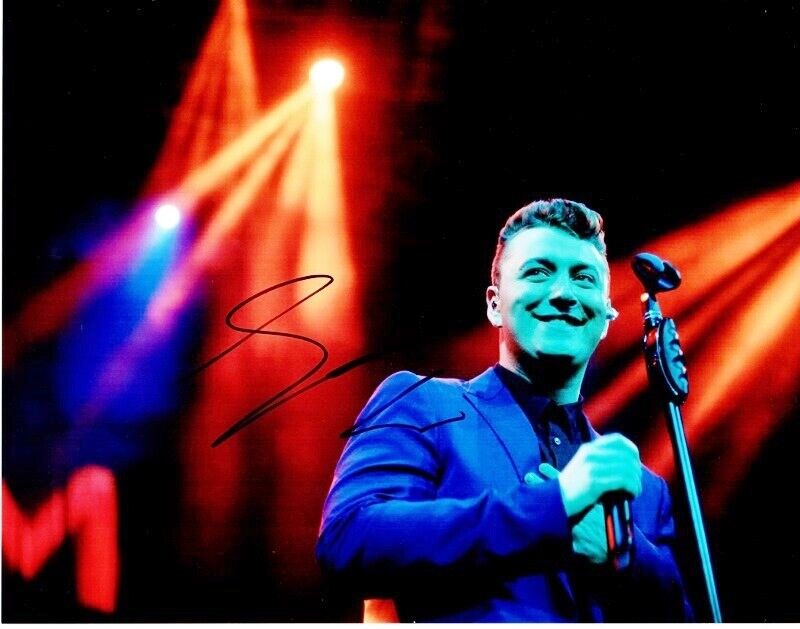 Sam Smith Signed - Autographed Singer - Songwriter 11x14 inch Photo Poster painting