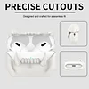 808FC Silicone AirPods Case for Airpods 1/2, Airpods 3, Airpods Pro 1/2 Interesting 3D Tiger Teeth Design