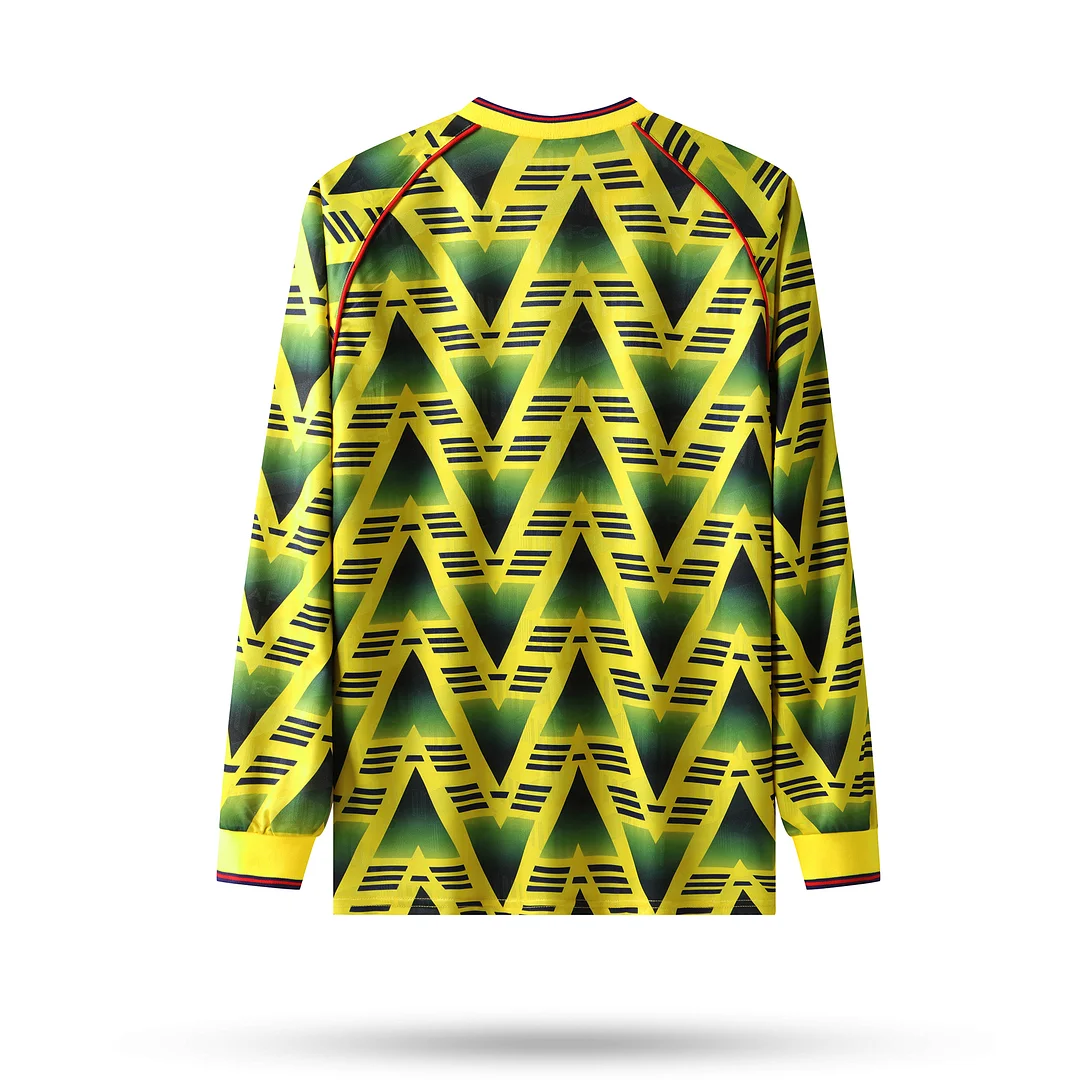 Retro 1991-93 Arsenal away Long Sleeve Thai version Football shirt