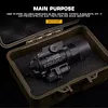 12.4x8cm  Storage Box Shock Absorption Tool Box for Outdoor Tool Storage