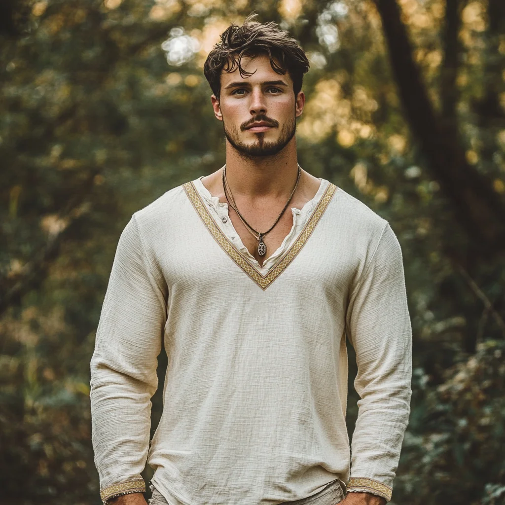 Men's Embroidery Top-inspireuse