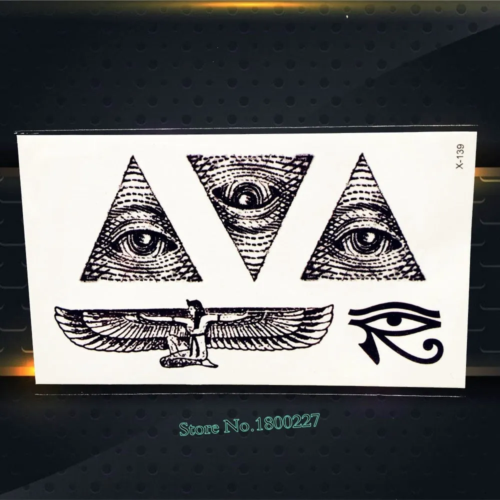 1PC Special Symbol Tattoo stickers PAQ-069 Letter Sign Water Transfer Tattoo Paste Sexy Men Removable Tattoo Women Inspire 2016