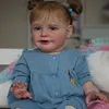 [New Series]20" Lifelike Handmade Huggable Blue Eyes Cloth Body Reborn Toddler Baby Doll Girl Masissy - RBBI-Myrebornbabydoll&reg; Myrebornbabydoll&reg;