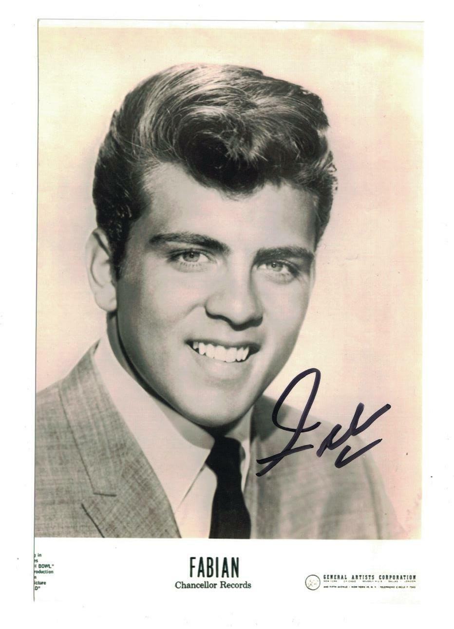 Fabian Forte Signed Autographed 4 x 6 Photo Poster painting Actor Singer C