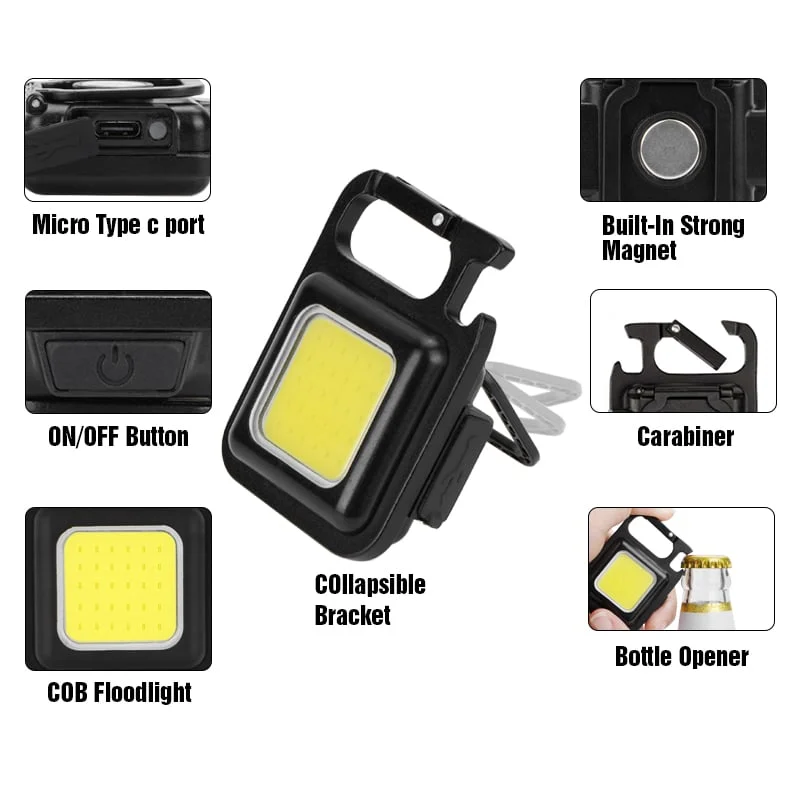 (🎁Early Christmas Sale- SAVE 48% OFF) Cob Keychain Work Light