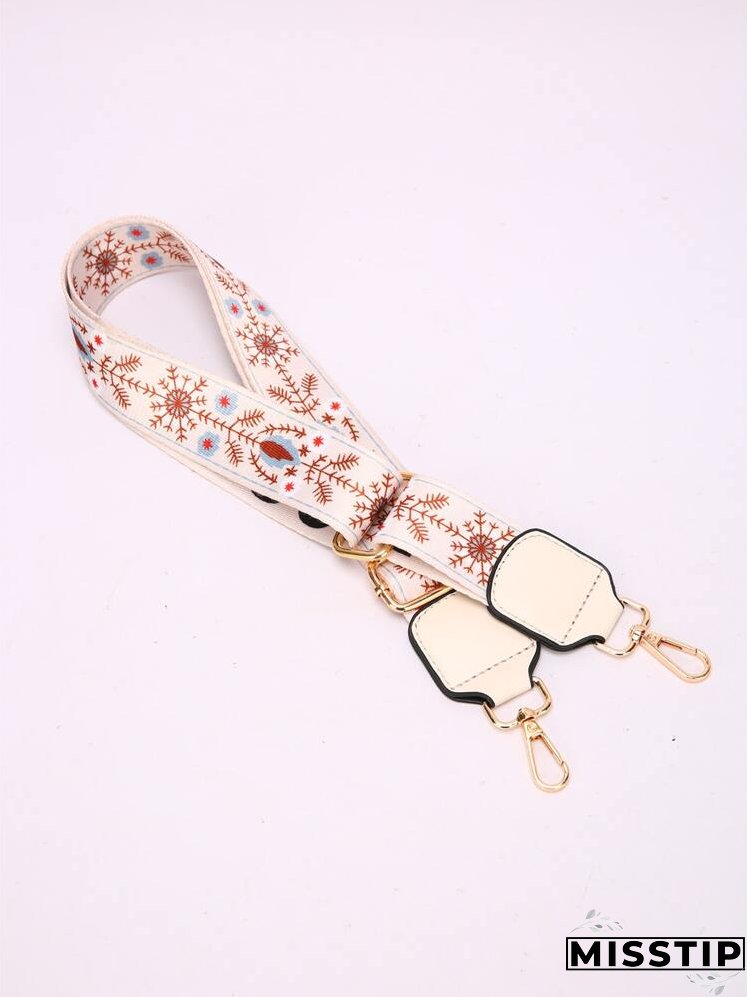 Floral Print Bag Strap