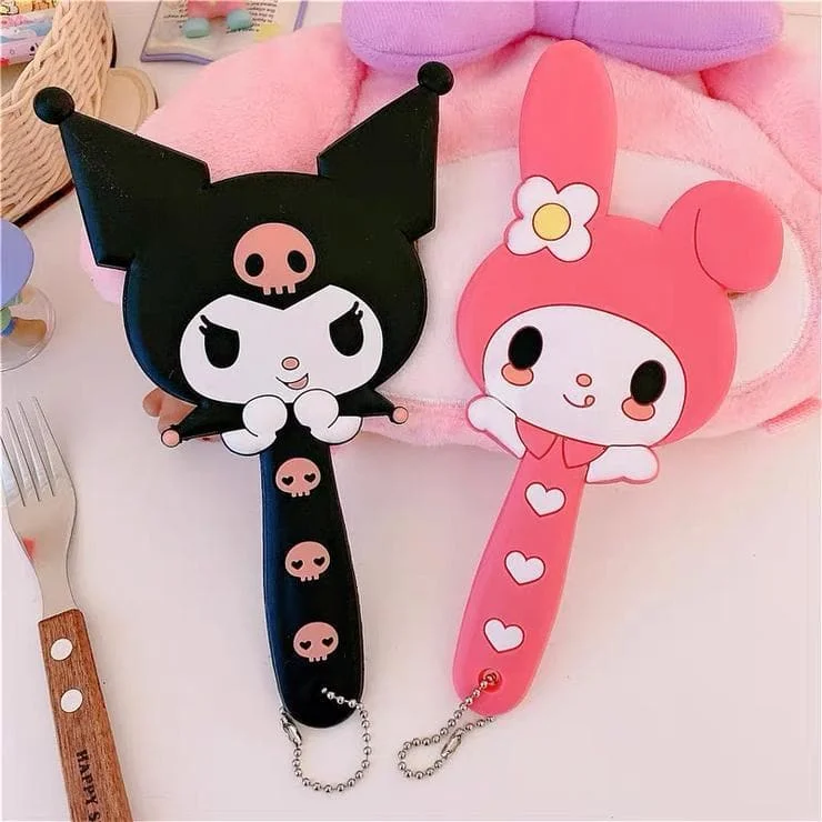 Kawaii Hand Cartoon Mirror Kuromi My Melody SP15935
