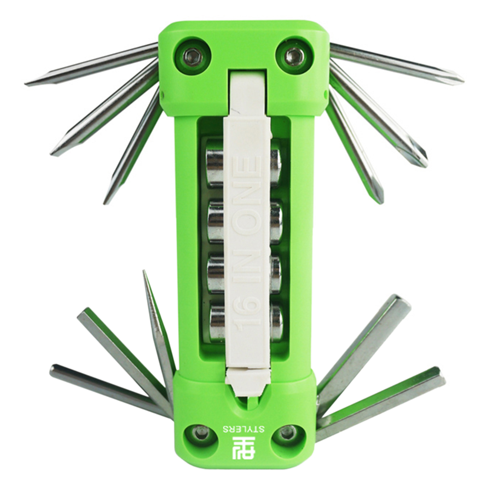 

16pcs Screwdrivers Socket Wrench Electric Bicycle Motorcycle Repair Tools-216169, 501 Original