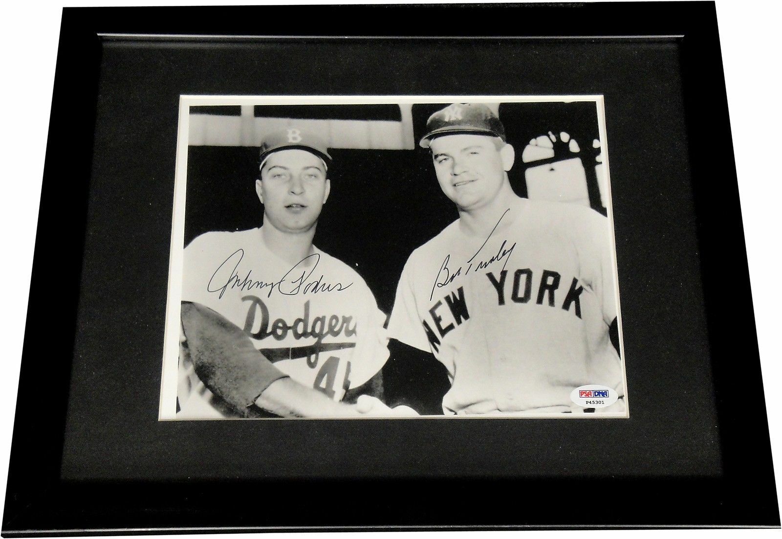 Johnny Podres Hand Signed Autographed 8x10 Photo Poster painting Custom Framed PSA/DNA Dodgers