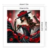 Red Dress Woman-11CT Stamped Cross Stitch (Multi-Style)