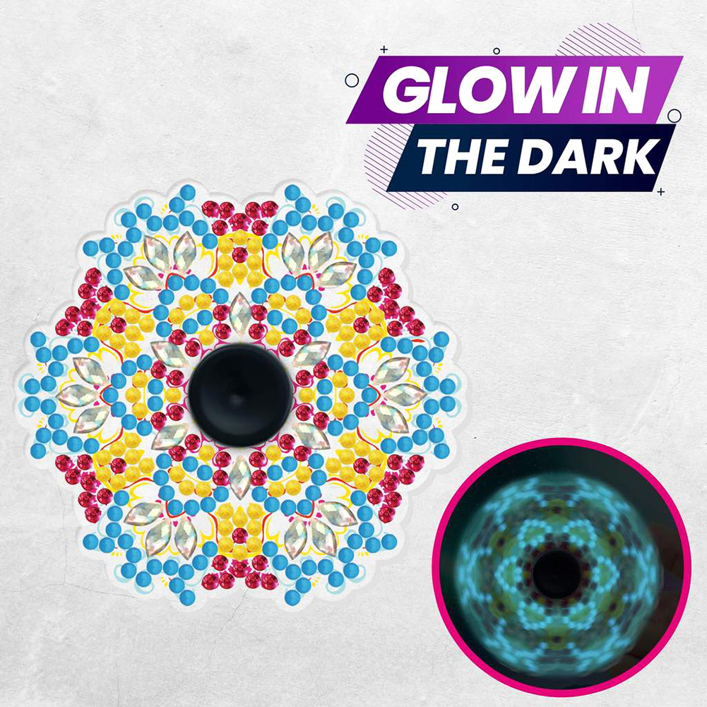 

Luminous Mandala Fidget Spinner Double Sided - 5D DIY Craft Fashion Accessories, 501 Original