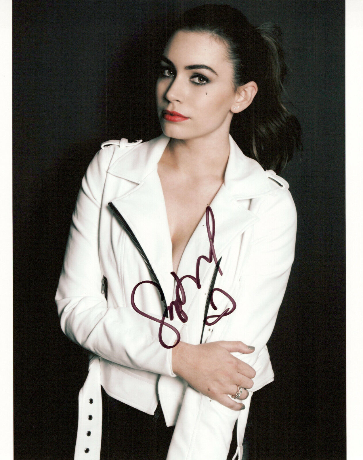 Sophie Simmons glamour shot autographed Photo Poster painting signed 8x10 #8